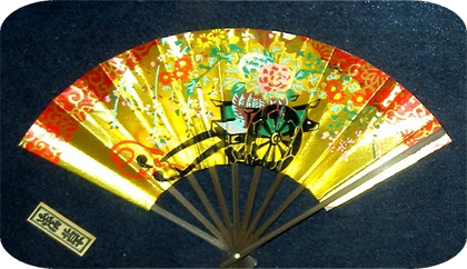 роспись японского веера